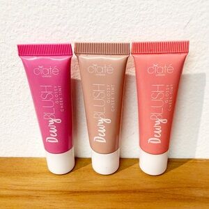 New! CIATE Bundle of 3 Dewy Blush Gloss Cheek Tint Watermelon Coconut & Papaya